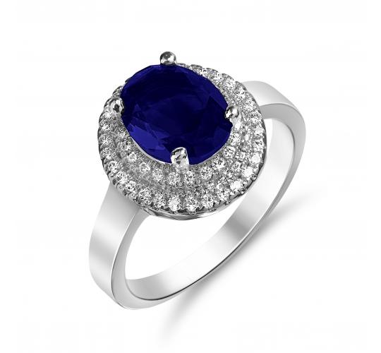 20 x 925silver plating with Hallmarks. Princess Cut Blue Cubic Zirconia Ring (4 sizes each,5PCS per size) l UK SELLER l GCJ013 