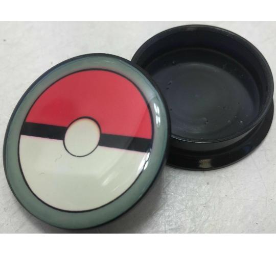 Wholesale Joblot Of 200 Pokemon Pokeball Screw Fit Ear Plug Earrings Sizes 4-26mm