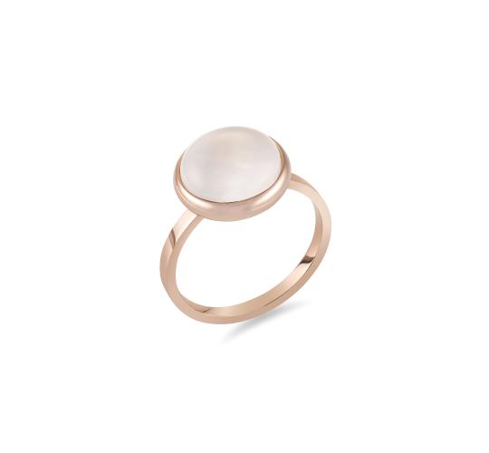 20 x Rose Gold Opal Pearl Ring Size Variation (4 sizes, 5pcs per size) UK SELLER l GCJ052