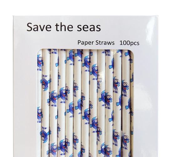 Paper Straws 100 x Packs of 100 Premium Paper Straws (10,000 Straws)