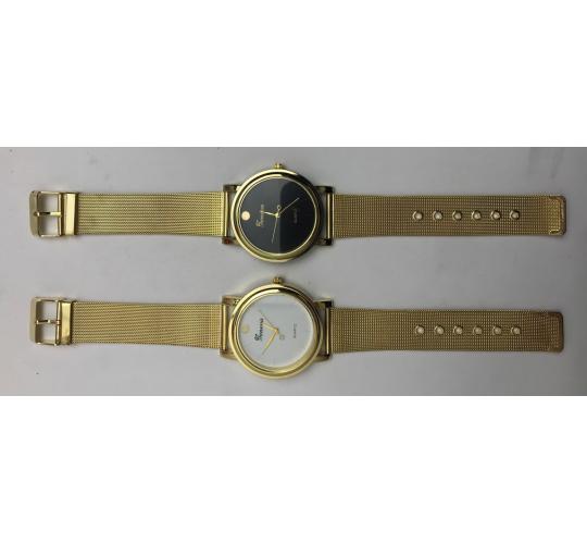 One Off Joblot of 11 Geneva Womens Gold Mesh Strap Quartz Watches