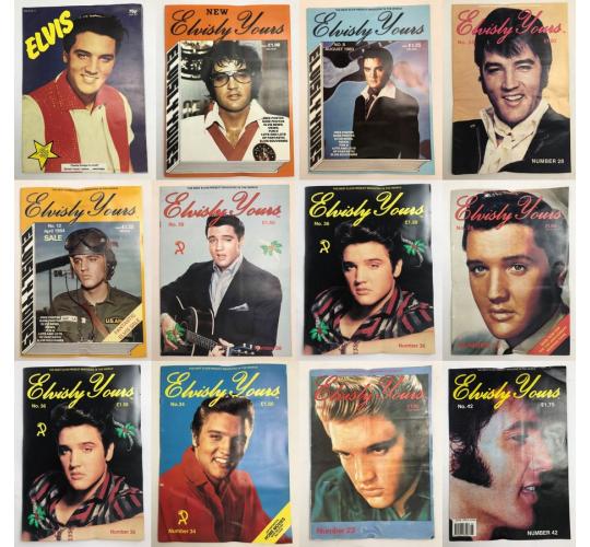 Pallet of 8551 Official Elvisly Yours Elvis Magazines - Various Editions P3