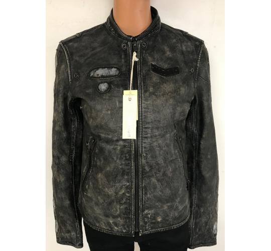 One Off Joblot of 3 Diesel Boys 100% Cowhide Leather Distressed Style Jackets