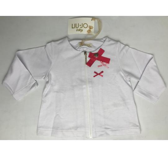 One Off Joblot of 7 Liu Jo Baby Zip-Through Sweater with Bow Detail