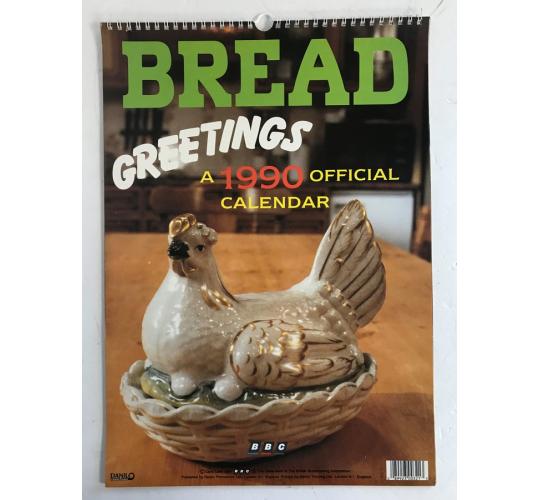 Wholesale Joblot of 10 Greetings from Bread 1990 Official Calendar Vintage