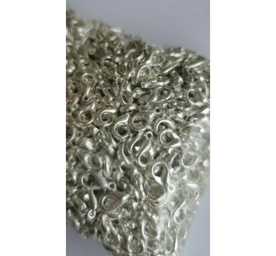 Wholesale Joblot Of 1000 10 x 6mm Parrot Lobster Clasp Fastening Clips Jewellery Necklace Bracelet Making