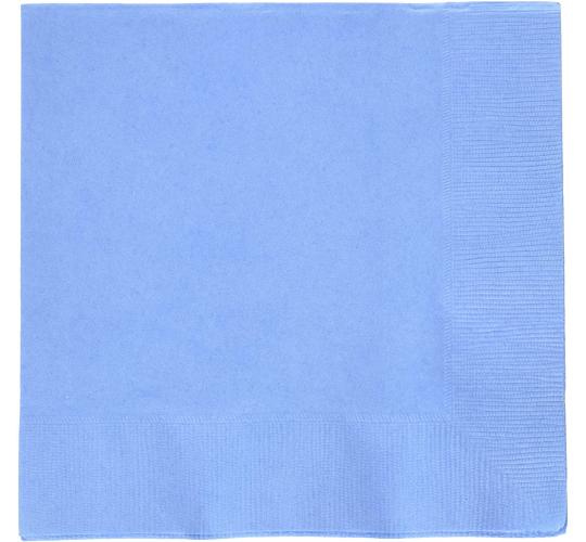 Wholesale Joblot of 50 Amscan Pastel Blue 2-Ply Luncheon Napkins (50 Pack)