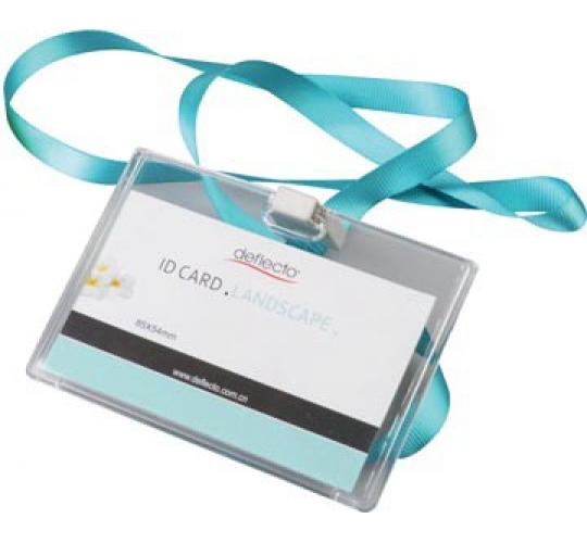 Wholesale Joblot of 50 Deflecto Clear ID Card Holder Landscape