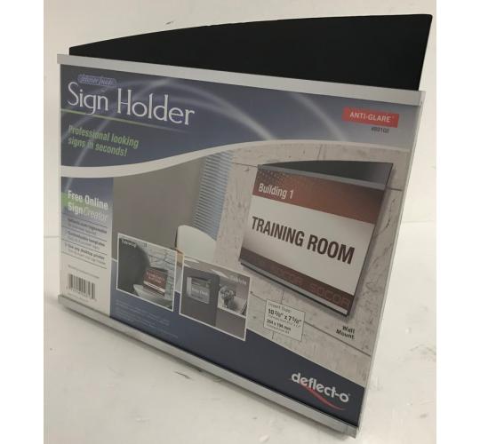 Wholesale Joblot of 10 Deflecto Interior Image Sign Holder Anti-Glare