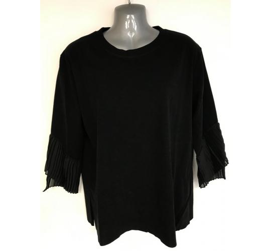 One Off Joblot of 7 Yuki Tokyo Pleated Sleeve Top in Black Size 8-12