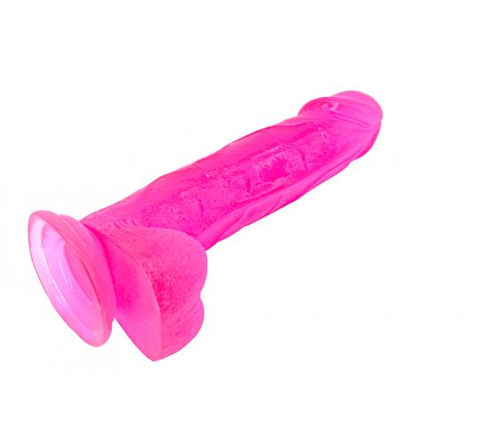 6pc x  8″ Big Realistic Suction Cup Dildo, Black & Pink 3pc each colour | GCAP022