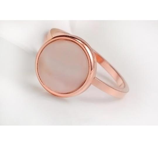 600pc Beautiful Rose Gold Plated Created Opal Ring Size Variation (4 sizes) UK SELLER/GCJ052
