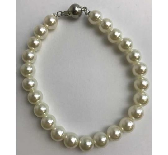 Wholesale Joblot Of 10 Ladies Faux Pearl Bracelets