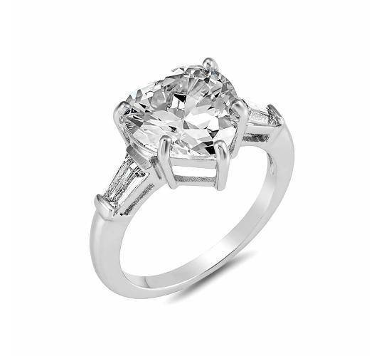 20 x Crystal Angel Heart Ring (4 Sizes, 5 Rings Per Size) Sizes K, M, P, R l UK SELLER l GCJ029