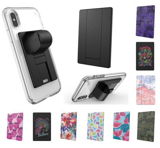 50 x SPECK GRABTAB Slim Slide/Grip/Ring Holder Stand For SmartPhones & Tablets inc. iPhone Samsung Huawei etc.