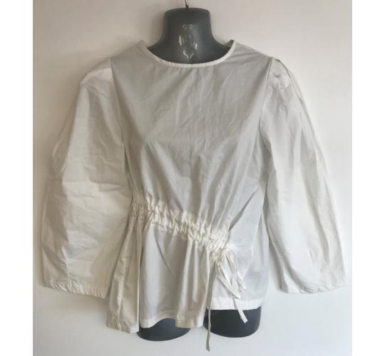 Wholesale Joblot of 4 Yuki Tokyo Ruched Detail Top in White with Tie Size 8-12