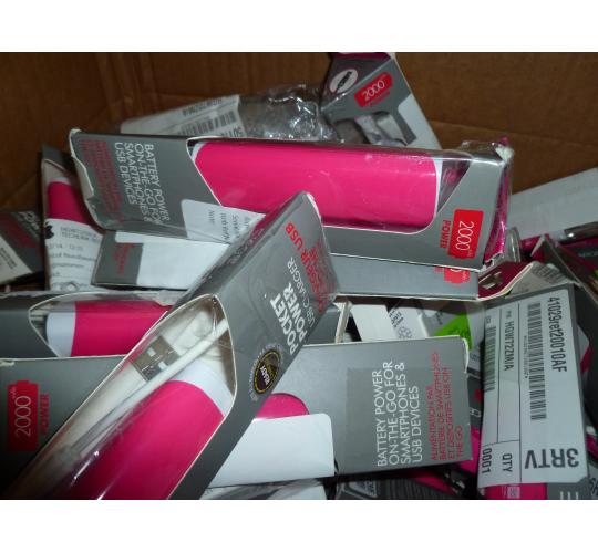 20 x Techlink Recharge 2000 Portable Pocket Power USB Charger Powerbank 2000mAh  untested customer returns