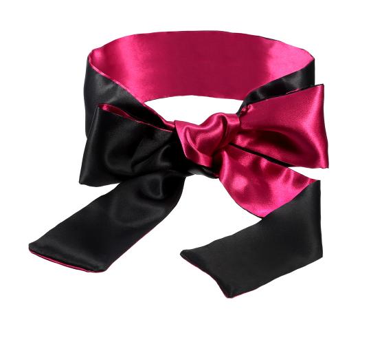 20 x Double Sided Soft Blindfold Maroon/Black l UK SELLER l GCSM008