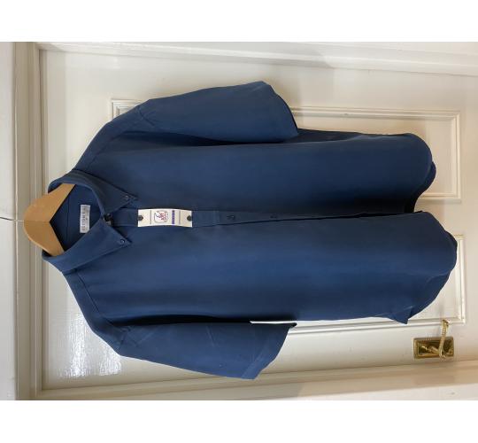 10x Navy Blue Short Sleeve Shirt, High Quality, Soft Touch, Kustom Kit S, M, XL
