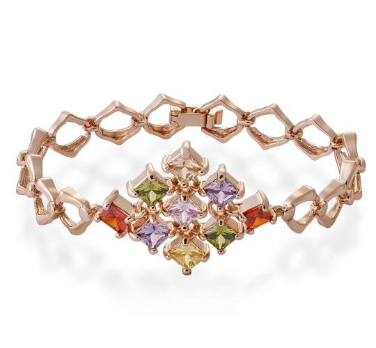 10 x Infinity Bracelet With Rose Gold Plating l UK SELLER l GCJ047