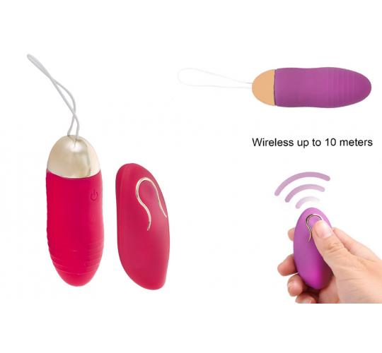 5 x 10 Modes Wireless Rechargeable Vibrating Egg with Remote Control l UK SELLER l GCAP011
