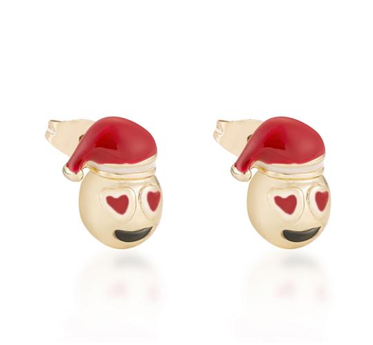 20 x Seasonal Christmas Themed Santa Emoji Earrings l UK SELLER l GCJ063