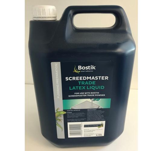Pallet of 90 Bostik ScreedMaster Trade Latex Liquid 4.35L
