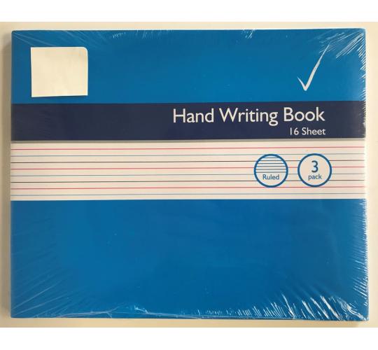 Pallet of 1572 Ex Chain Store Hand Writing Book 16 Sheet (Pack of 3)