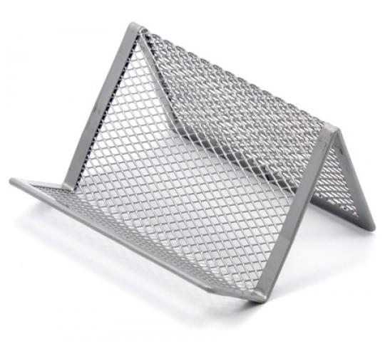 One Off Joblot of 410 Esselte Mesh Business Card Holder Silver