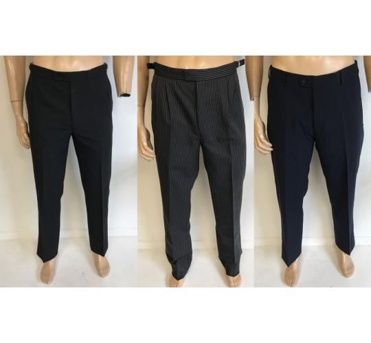Wholesale Joblot of 50 Mens Suit/Dress Trousers Mixed Styles - Ex Hire