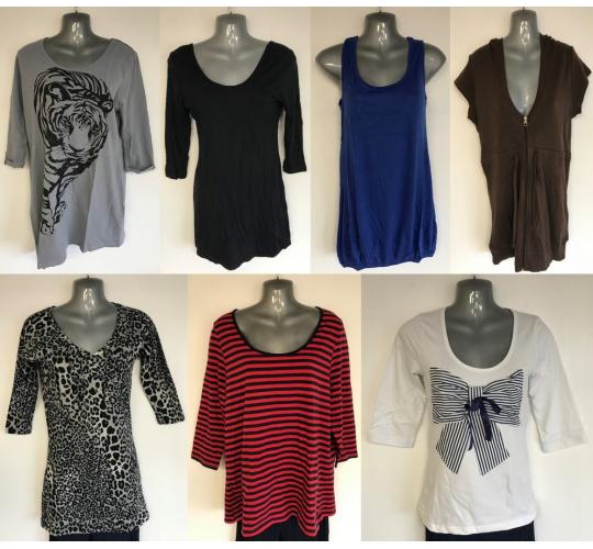 Wholesale Joblot of 20 Tg Ladies Tops in Mixed Styles & Sizes 10-22