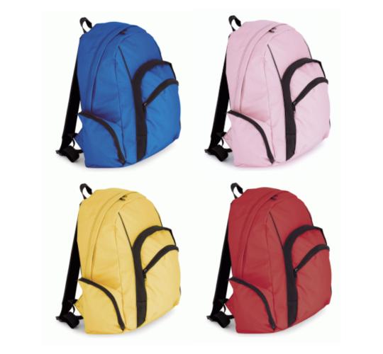 x9 Rucksack Bag Backpack for School College Travel Work Gym Assorted Colours