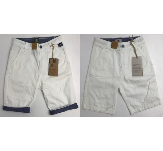 One Off Joblot of 8 Timberland Boys White Shorts - Chino Shorts & More