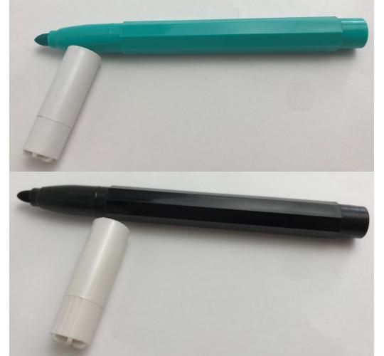 One Off Joblot of 450 Chunky Felt Tip Pens - Black & Blue