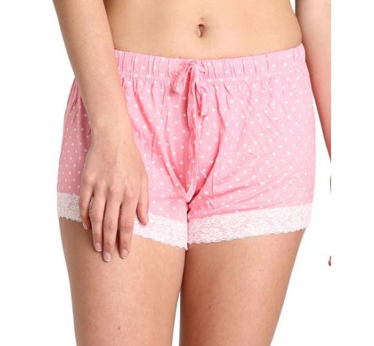One Off Joblot of 70 Blis Lace Trim Sleep Short Pink Dot in 7 Sizes
