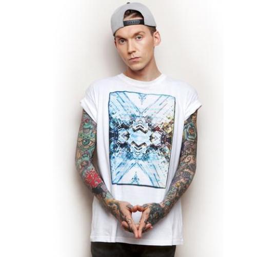 Kaleidoscope men's fitted t-shirt