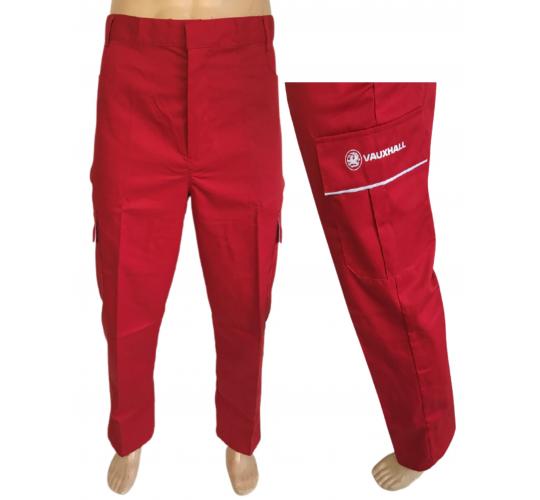 Wholesale Joblot of 20 Mens Vauxhall Red Workwear Trousers Mixed Sizes