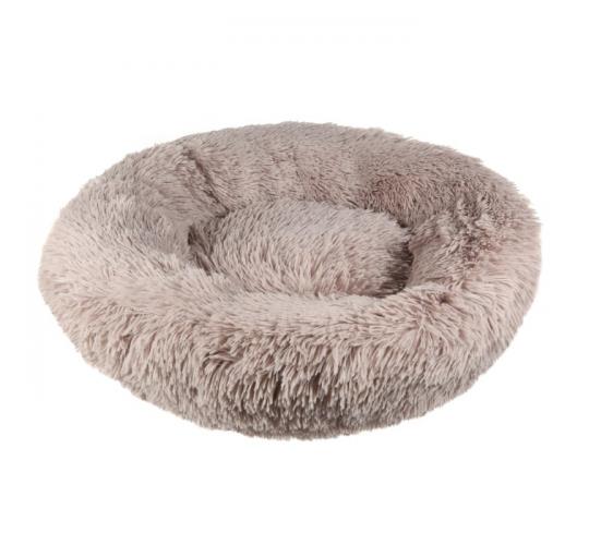 Caramel Donut Dog Bed Cat Pet Calming Comfy Warm Nest