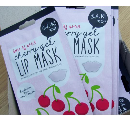 72 x Cherry Gel Lip Mask Hydrate & Moisturise lips. Job lot Free post RRP £647!