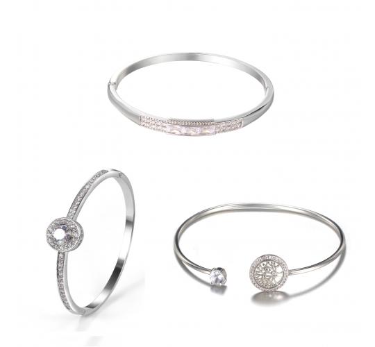 10pc ZIRCON BRACELETS 3 STYLES Mixed 10pc  | GCC009GCC010GCC011 UK SELLER 