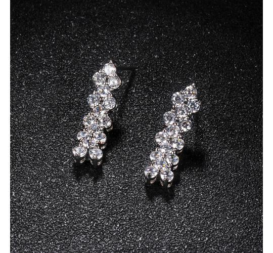 10pc LANTERN CLEAR CRSYTAL EARRINGS | GCC045 UK SELLER