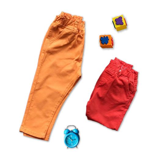 Joblot of 10 Pack Girls Trousers (3y-8y) / 2 Colours