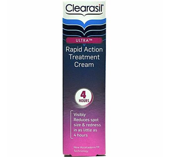 Clearasil Ultra Rapid Action Treatment Cream 25ml USE BY DATE 07/2014 BOXED NEW