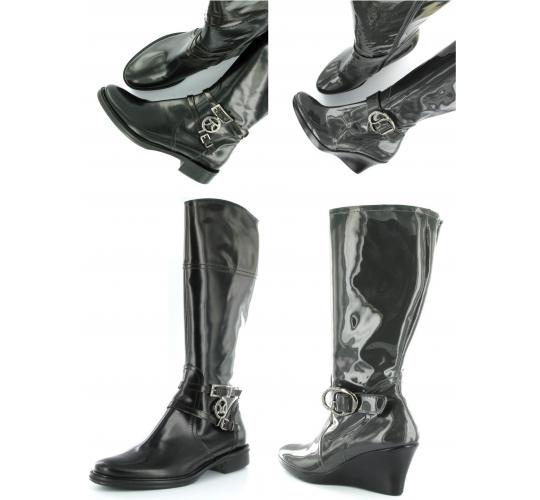 Joblot of 11 Pairs of Jeannot Ladies Knee High Leather Boots 2 Styles