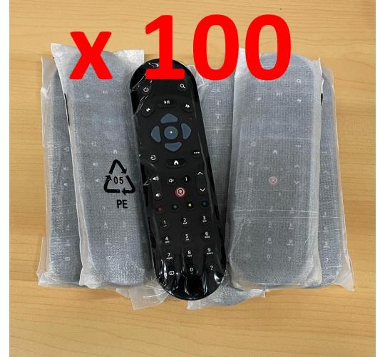 JOBLOT 100 x Replacement Infrared Remote Control Non-Voice For Sky Q