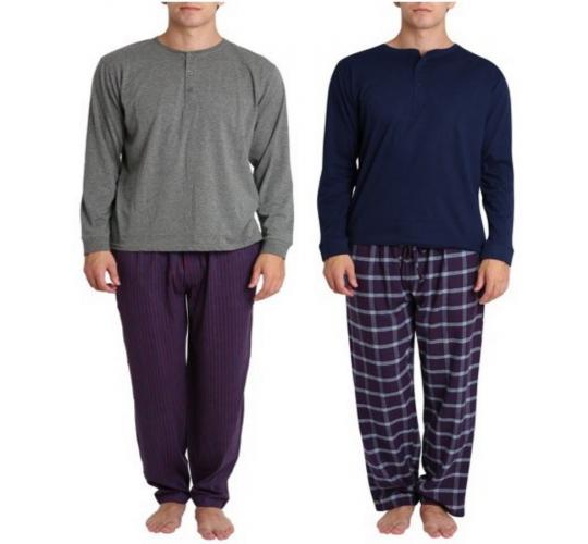 One Off Joblot of 8 SleepHero Mens Pyjama Sets - Top & Trousers - 2 Styles