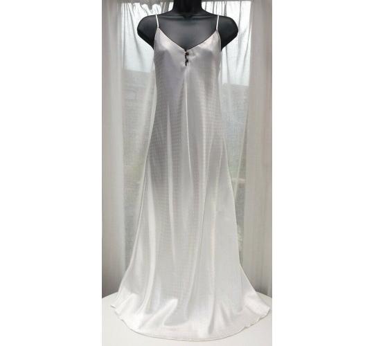 Ex-Department Store Ivory Satin Nightdress Full Length 20 Pieces