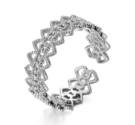 10pc ADJUSTABLE WOMENS OPEN RING | GCJ154 UK SELLER