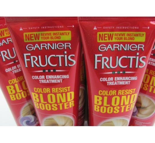 76 x 150ml tubes of Garnier Fructis colour resist blonde booster