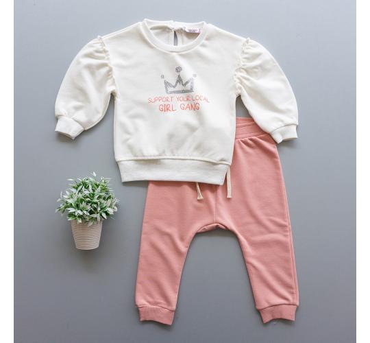 Brand New High Quality Joblot of 8 Pack Toddler Girls Tracksuit (0y-3y) / 2 Colours